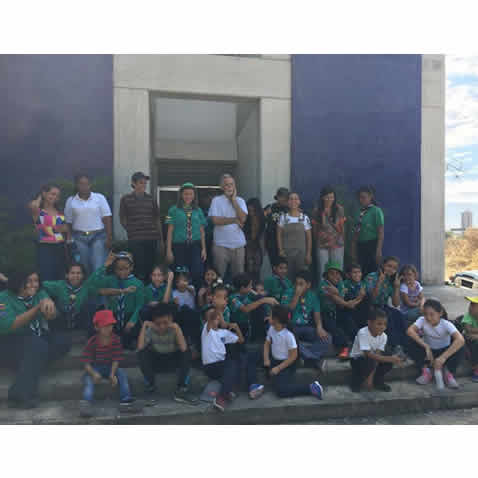 Visita de los grupos Scouts Ciudad Jardin y Libertador